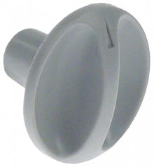 Buton termostat ø 26 mm, orificiu ax 6x4 mm, plastic gri - 692677