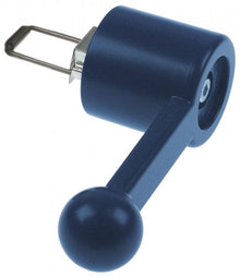 Mâner ușă cuptor articulat spre stânga L 155mm H 58mm albastru - 692744