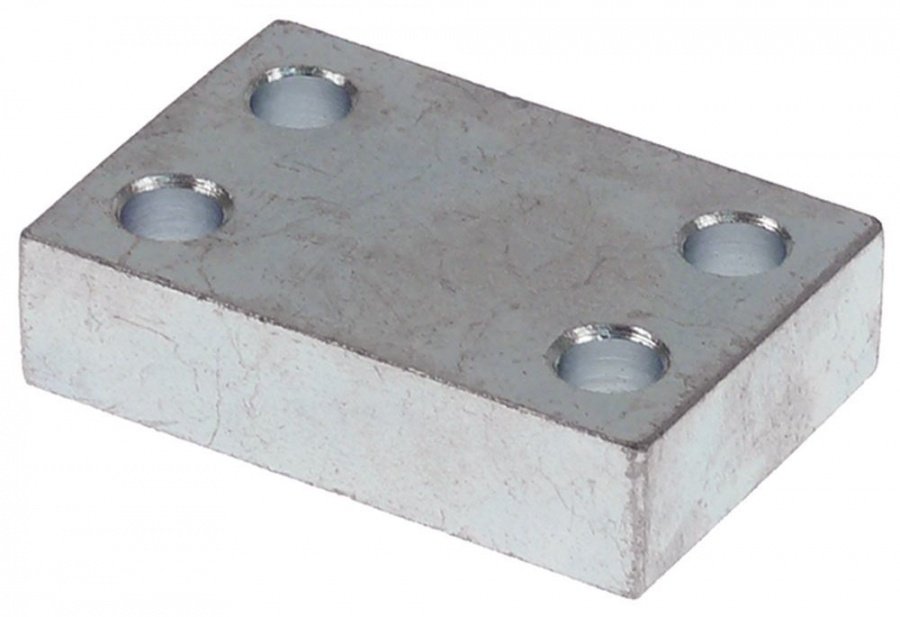 Placă de fixare L 60mm L 40mm Î 15mm - 692773