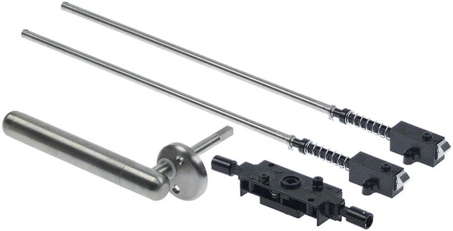  Mecanism închizătoare ø 10mm L 1165mm complet cu mâner de ușă - 692900