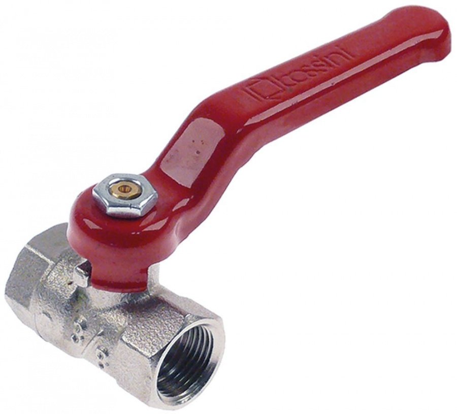Ball valve connection 3/8" IT - 3/8" IT DN10 total length 41mm with lever handle - 693046