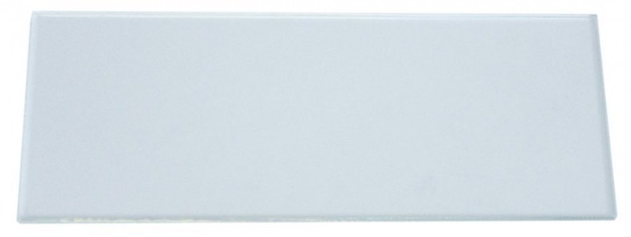 Glass panel L 250mm W 100mm thickness 5mm rectangular - 693100
