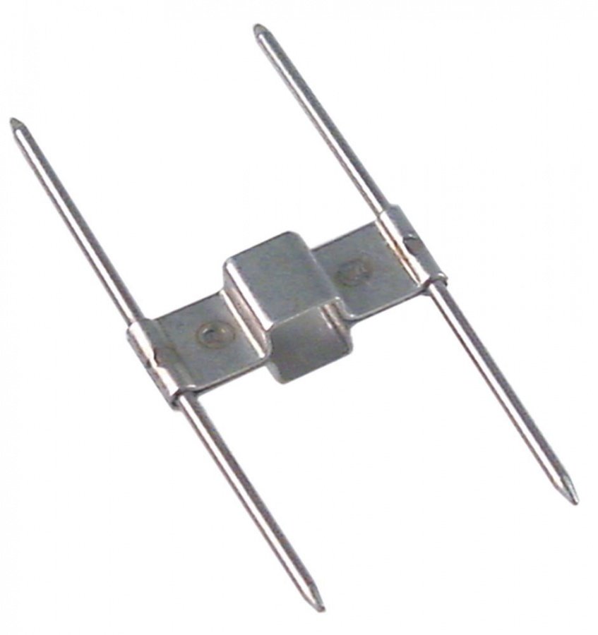 Skewer clamp double for chicken rotisserie mounting pos. inner skewer 2x60mm skewer ø 4mm - 693143