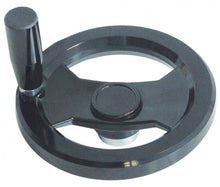 Hand wheel ø 150mm D1 ø 32mm bore ø 15mm depth of bore 20mm thread M6 hole distance 6mm - 693156