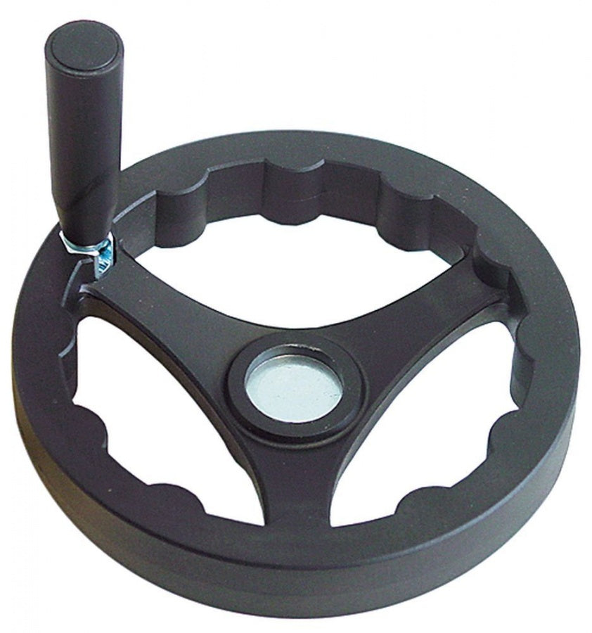 Hand wheel ø 200mm D1 ø 40mm bore ø 20mm depth of bore 26mm thread M6 hole distance 6mm - 693159