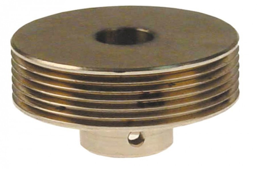  V-ripped belt pulley grooves 6 disc ø 60mm shaft intake ø 15mm disc width 17mm - 693268