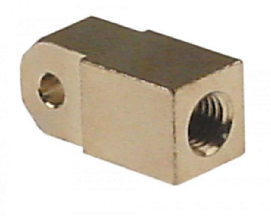  End piece L 30mm internal width M8mm rollerø 4,5mm metal chrome-plated - 693278