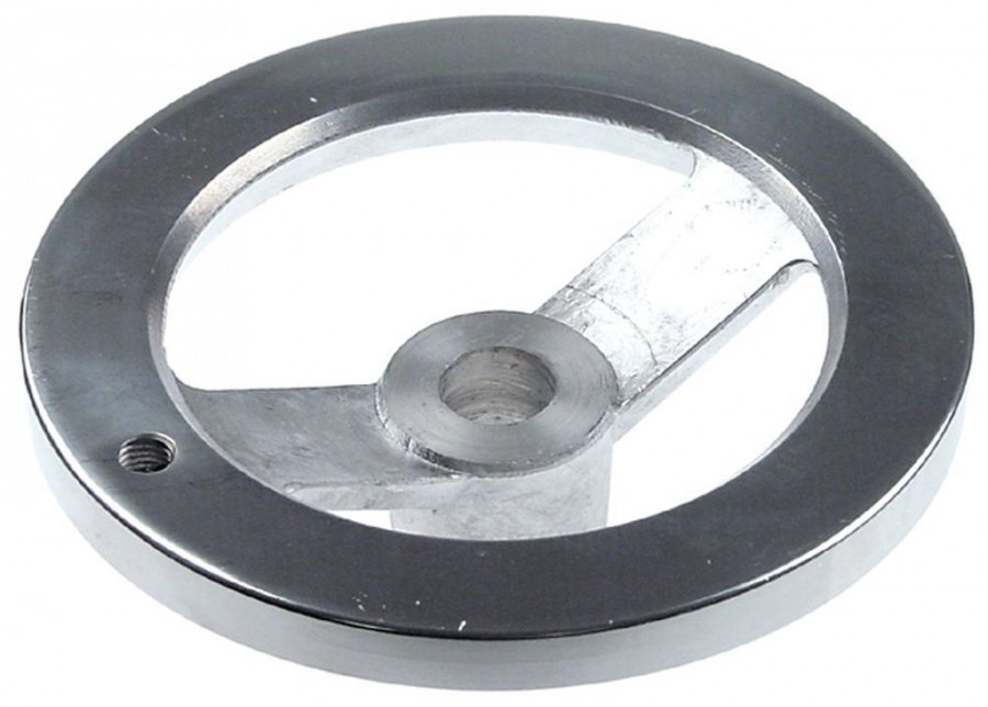  Hand wheel ø 160mm D1 ø 40mm bore ø 20mm L1 30mm L2 50mm without handle aluminium - 693317