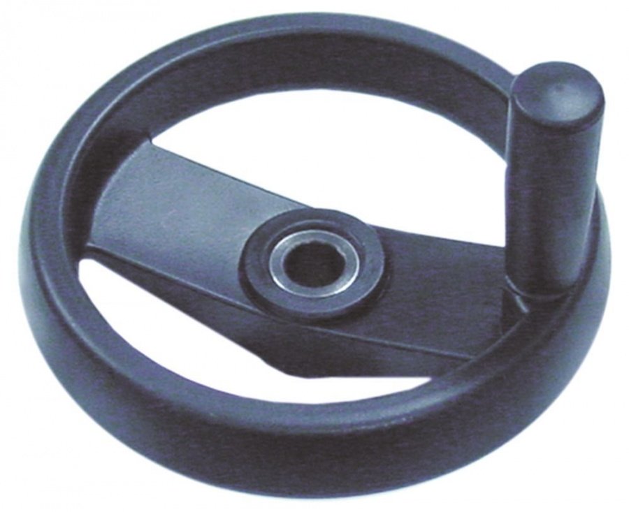 Hand wheel ø 160mm D1 ø 40mm bore ø 16mm hole ø 4mm hole distance 4mm L1 22mm L2 50mm - 693399