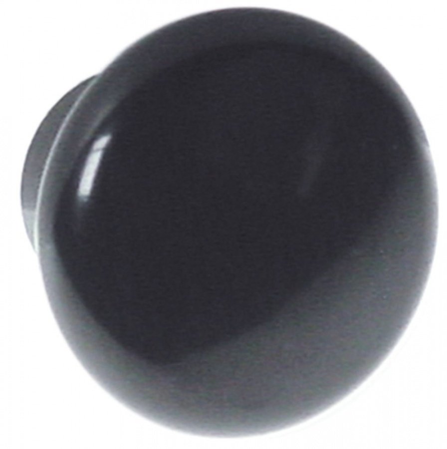  Mushroom cap handle thread M5 handle ø 32mm L 25mm plastic black - 693477