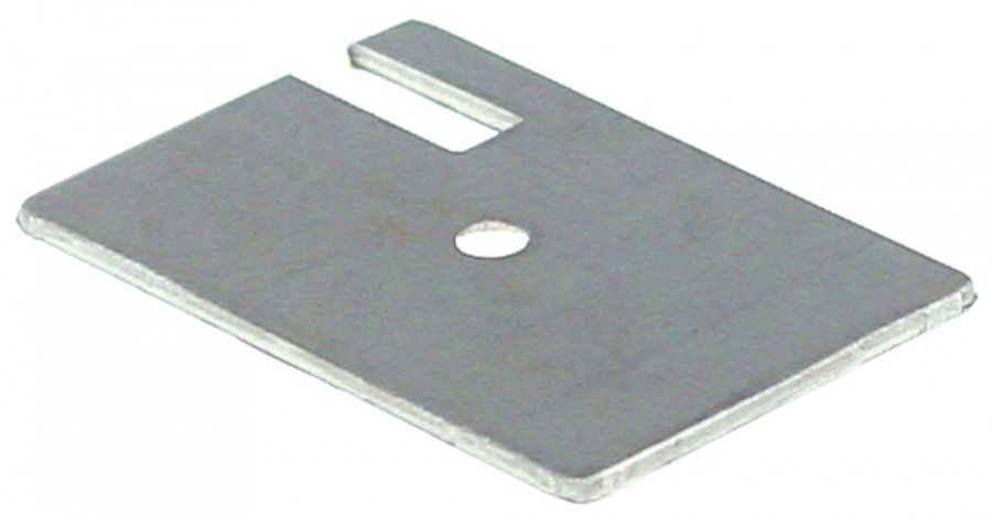 Lid for door latch L 58mm W 38mm cut-out 18x6mm thickness 2mm mounting pos. lower - 693556