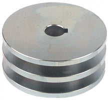 V-belt pulley double disc ø 73mm shaft intake ø 14mm groove depth 10mm - 693697