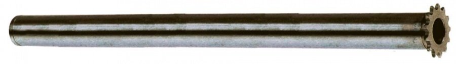  Pipe with gear wheel L 370mm for roller grill - 693713