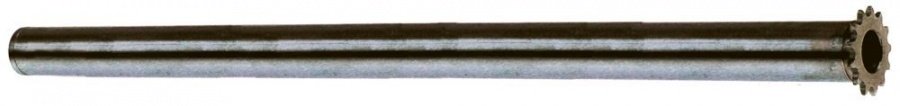  Pipe with gear wheel L 477mm for roller grill - 693714