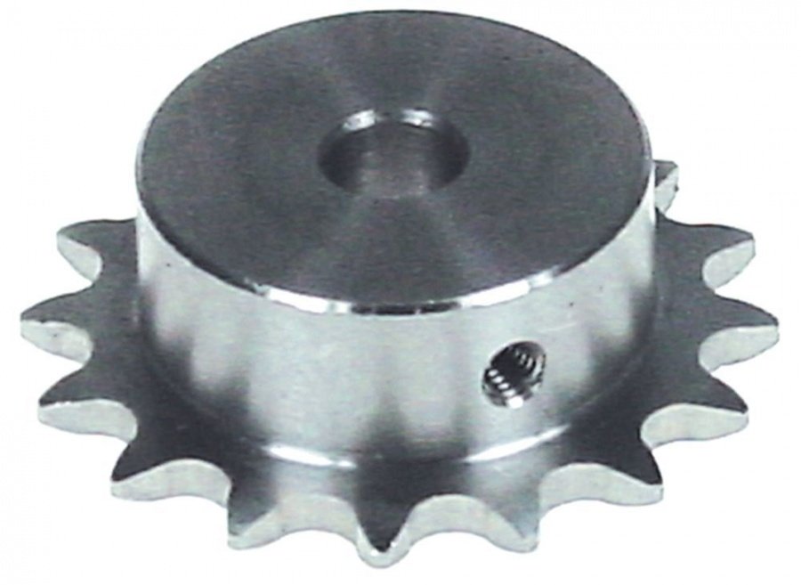  Sprocket-wheel DIN/ISO 05 B-1 splitting 8mm teeth 16 shaft intake ø 8mm H 14mm - 693718