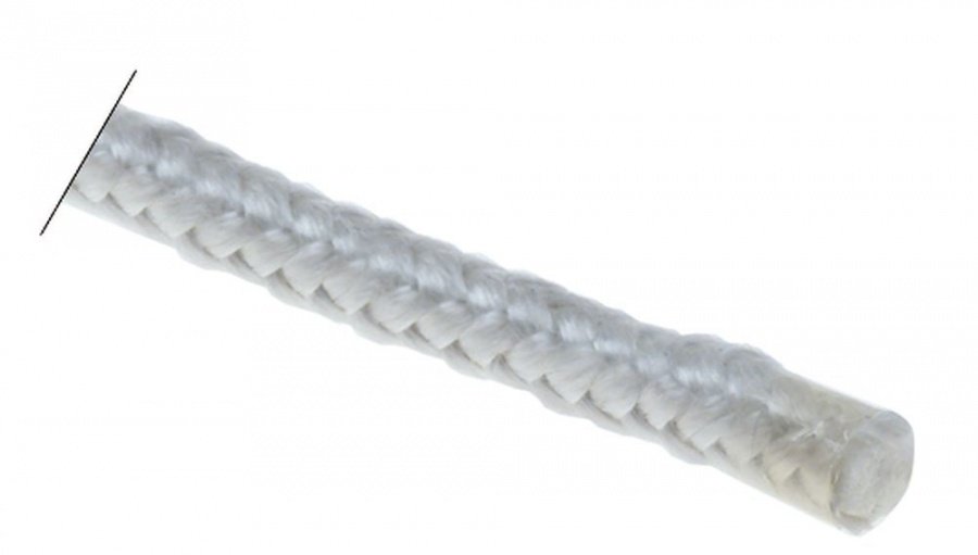 Garnitură șnur împletit ø 10mm secțiune rotundă fibră de sticlă L 5metri - 693734