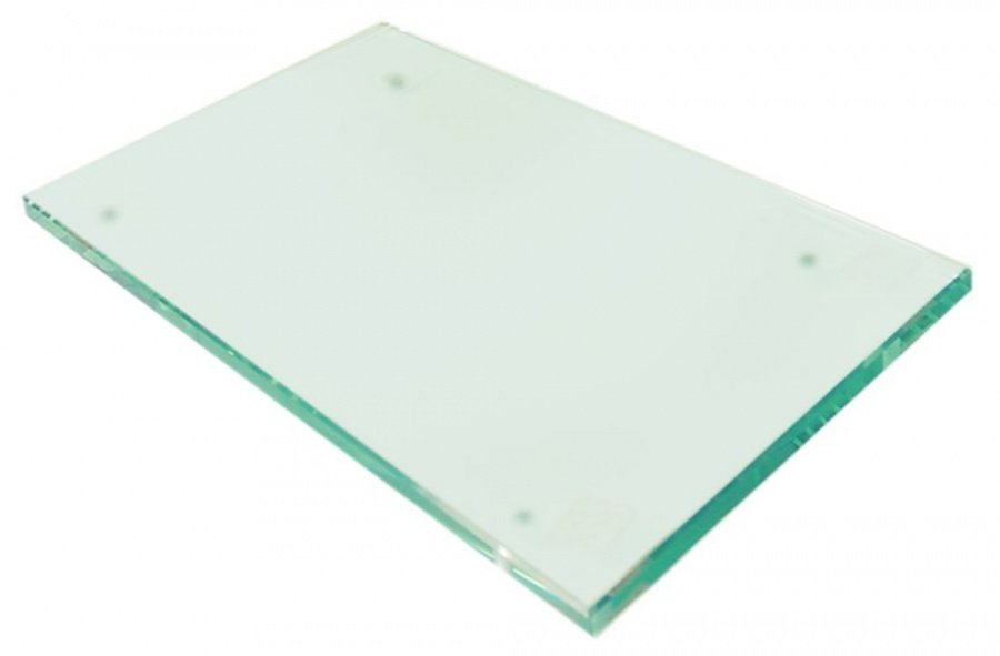 Glass plate L 342/378mm W 165/185mm thickness 10mm Qty 2pcs - 693816