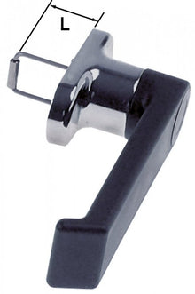 Mâner ușă cuptor negru Î 62mm L 145mm L 40mm lungime arc 33mm - 694054