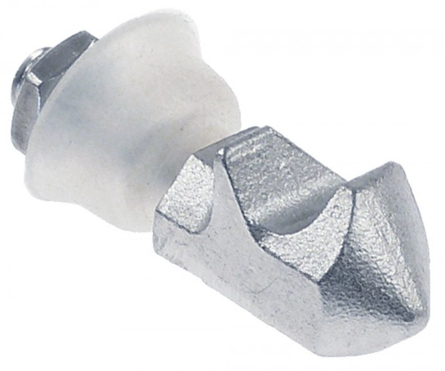 Carlig mecanism inchidere cu 2 trepte, L 28 mm, filet M8, din inox - 694066