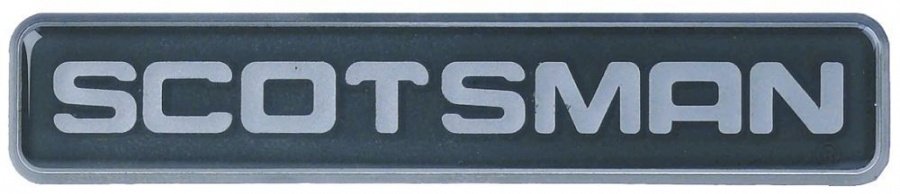  Type plate Scotsman with grip fixing grey L 147mm W 28mm - 694120