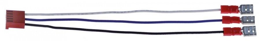  Cable harness 3-pole L 170mm permanent temperature 105°C plug type Faston 6,3mm - 694188