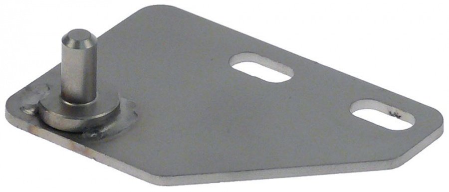 Hinge mounting pos. right shaft ø 6mm L 45mm W 40mm H 22mm - 694221