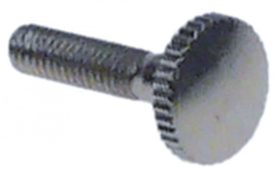 Thumb screw for glass plate thread M4 L 18mm - 694255