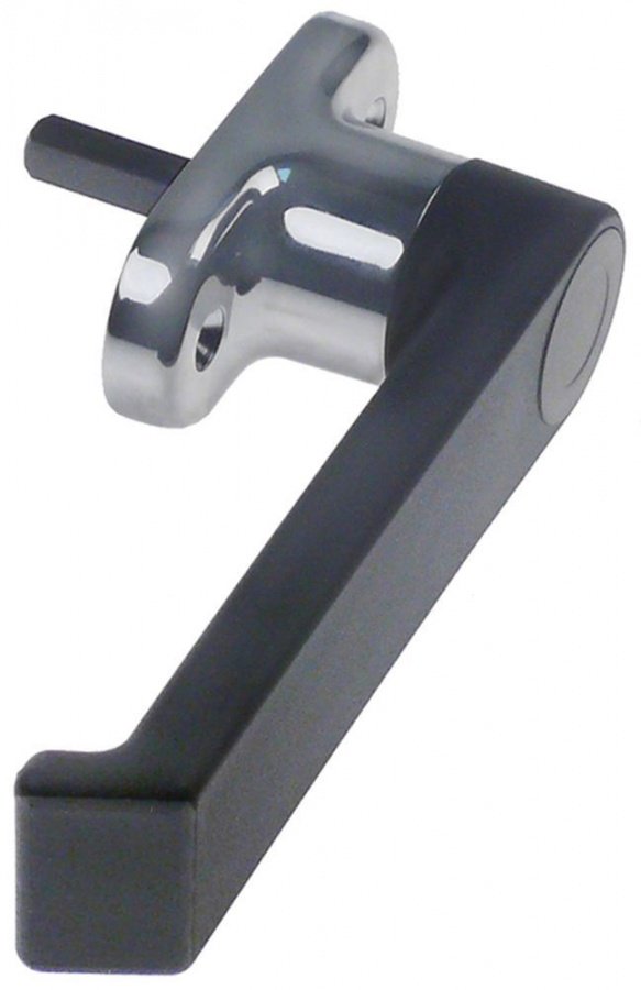 Door handle H 62mm W 40mm mounting distance 60mm handle length 165mm shaft 8x8 shaft length 34mm - 694296