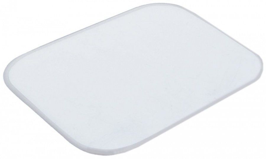 Lamp glass L 87mm W 72mm thickness 3mm - 694335