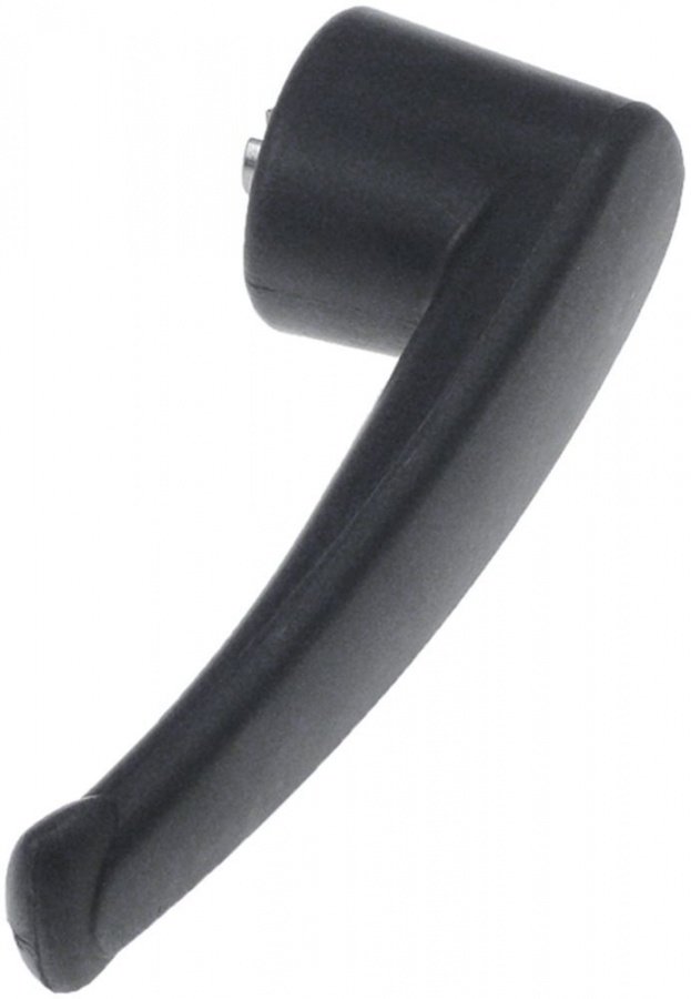  Mâner ușă L 185mm L 57mm Î 61mm negru plastic - 694364