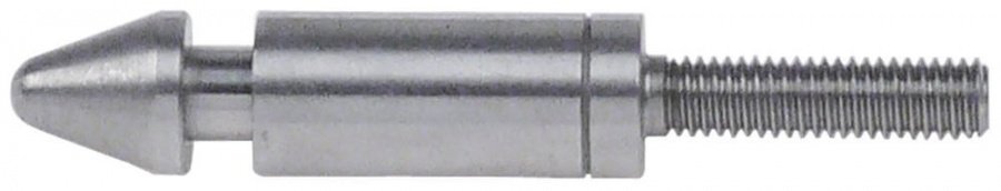 Door catch with spigot L 46mm W 12mm H 12mm M6 thread length 25mm total length 71mm - 694377