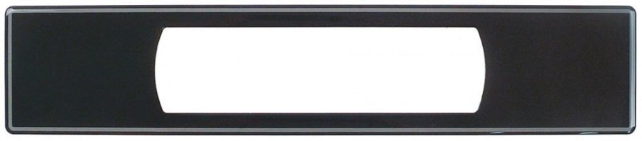  Folie panou frontal cadru negru L 227mm L 60mm - 694386