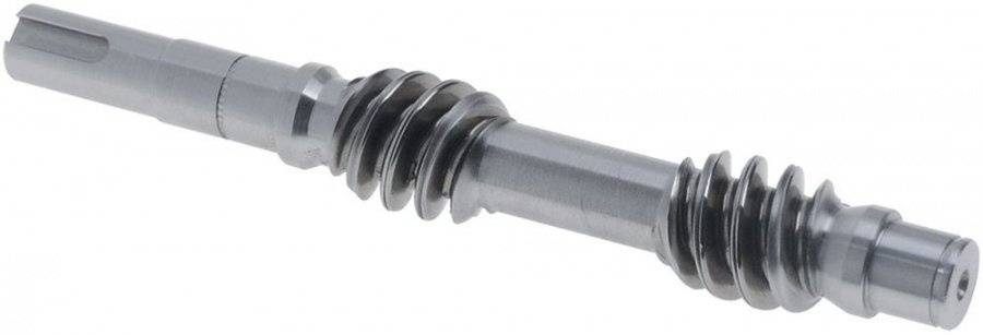Ax cu filet melcat, pentru masina de intins aluat, ø 24 mm, L 174 mm - 694392