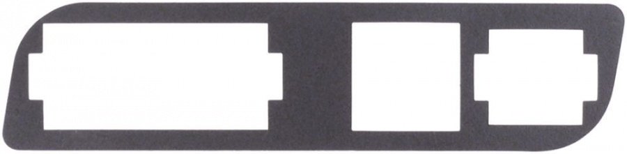  Gasket L 168mm W 40mm thickness 1mm foam - 694427