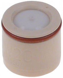 Air valve for combi-steamer bore ø 2mm L 18mm plastic ø 20mm - 694433