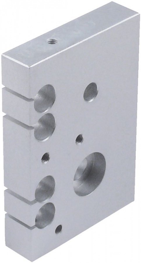 Side panel for dough roller mounting pos. bottom left W 20mm L 117mm H 80mm - 694448