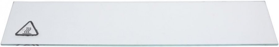 Glass panel L 525mm W 130mm thickness 5mm - 694501