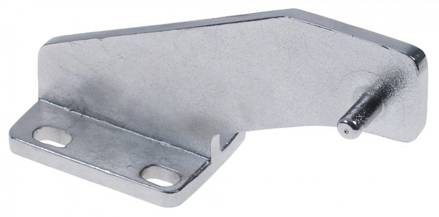  Hinge camp mounting pos. right/left L 123mm W 64mm stainless steel - 694510