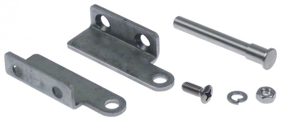 Hinge set mounting pos. left/right for dishwasher L 72mm W 25mm Qty 1 pcs - 694538