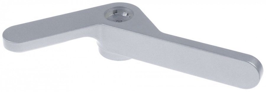 Door handle for combi-steamer L 210mm W 170mm H 55mm silver plastic - 694631
