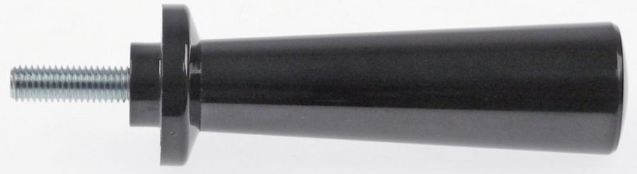 Cone handle thread M8x1.25 ø 28mm plastic L 105mm black thread L 25mm - 694633