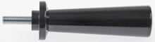 Cone handle thread M8x1.25 ø 28mm plastic L 105mm black thread L 25mm - 694633