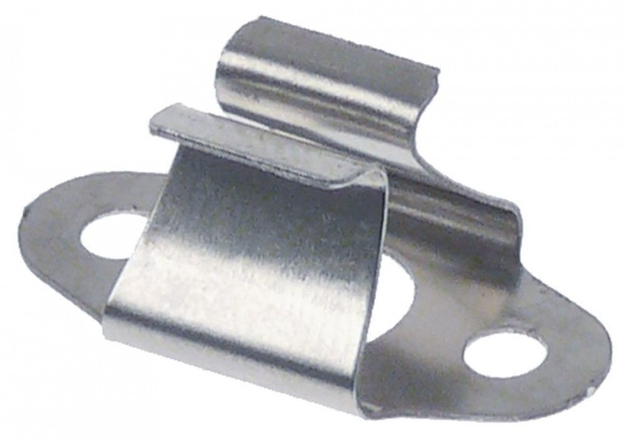 Spring clip for door latch L 26mm W 13mm H 10,5mm hole ø 8mm Qty 2 pcs - 694655