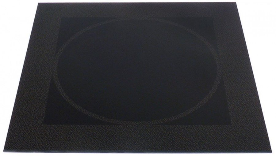 Ceramic plate without imprint L 370mm W 370mm thickness 6mm - 694698