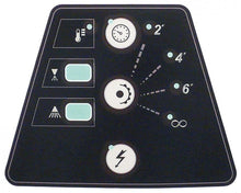 Keypad foil warewashing buttons 3 suitable for HOBART L 185mm W 144mm - 694717