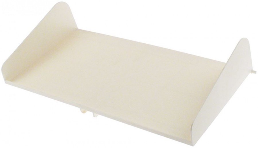 Ice chute for ice maker L 370mm W 205mm H 85mm plastic white - 694792