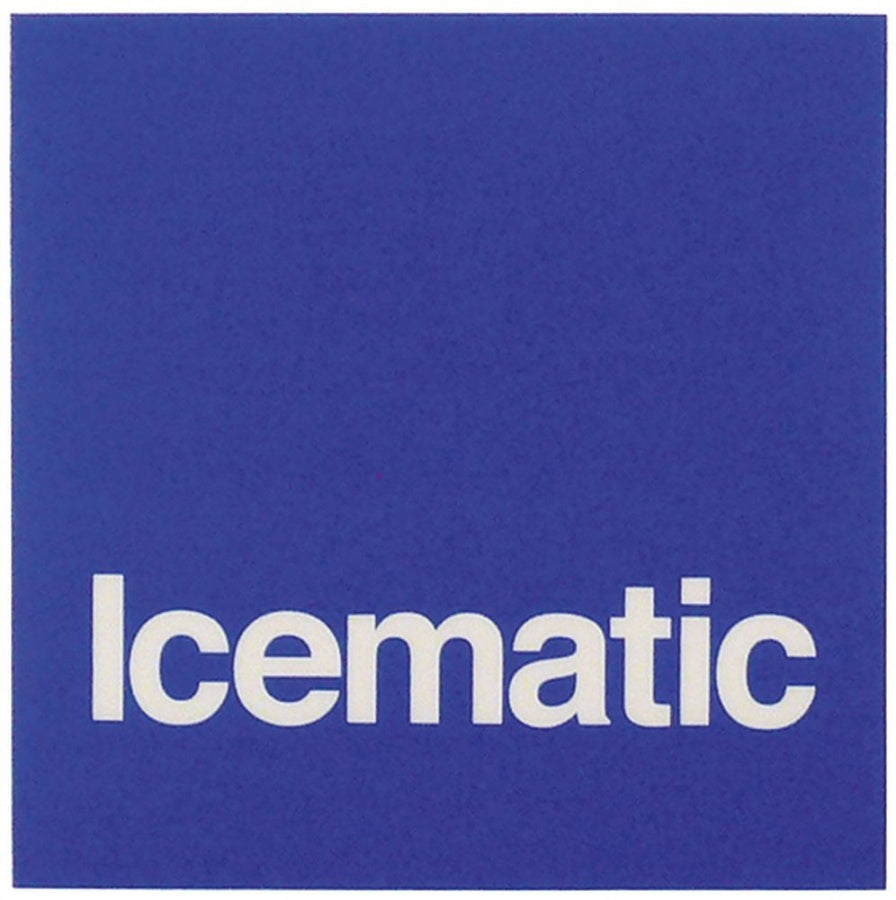 Type plate ICEMATIC self-adhesive blue/white L 120mm W 120mm - 694824