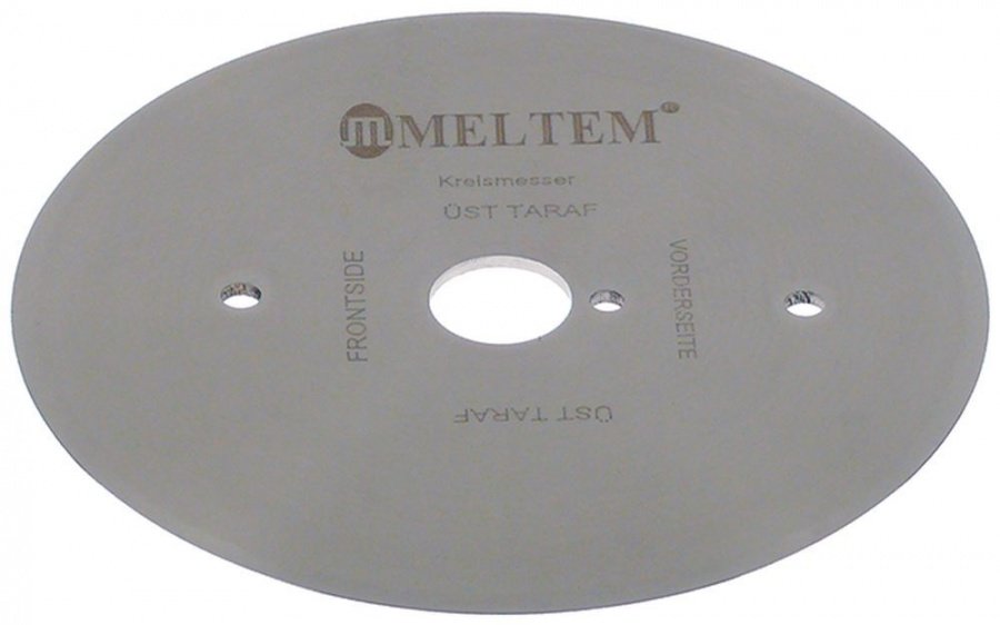 Cutit lama disc Meltem ø 90 mm, ax ø 13 mm, pentru cutit electric kebab / shaorma - 694852