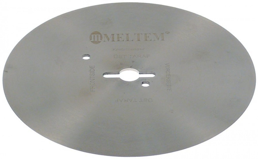 Cutit lama disc Meltem ø 120 mm, ax ø 10 mm, pentru cutit electric kebab / shaorma - 694855