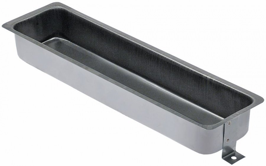 Vas colectare condens oțel inoxidabil L 365mm L 95mm Î 45mm pentru raft frigorific - 694962
